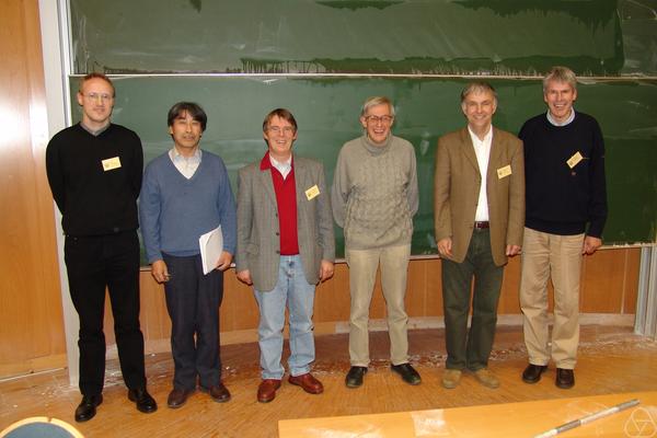 Claus Hertling, Kyoji Saito, Gert-Martin Greuel, Egbert Brieskorn, Helmut Arend Hamm, Wolfgang Ebeling