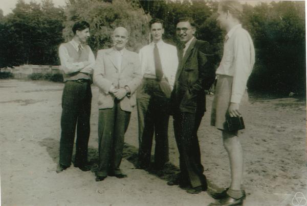 Paul Wolf, Helmut Hasse, Wolfram Jehne, unknown person, Peter Roquette