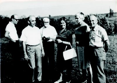 Hansjörg Stetter, Helmut Heinrich, Tichonov, Frau Heinrich, Frau Nickel, Lothar Collatz